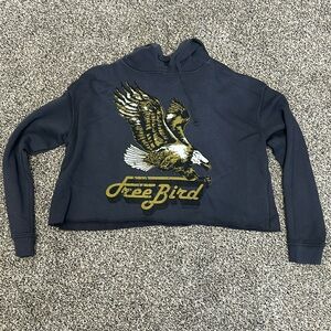 Free bird cropped hoodie size M but fits like a S